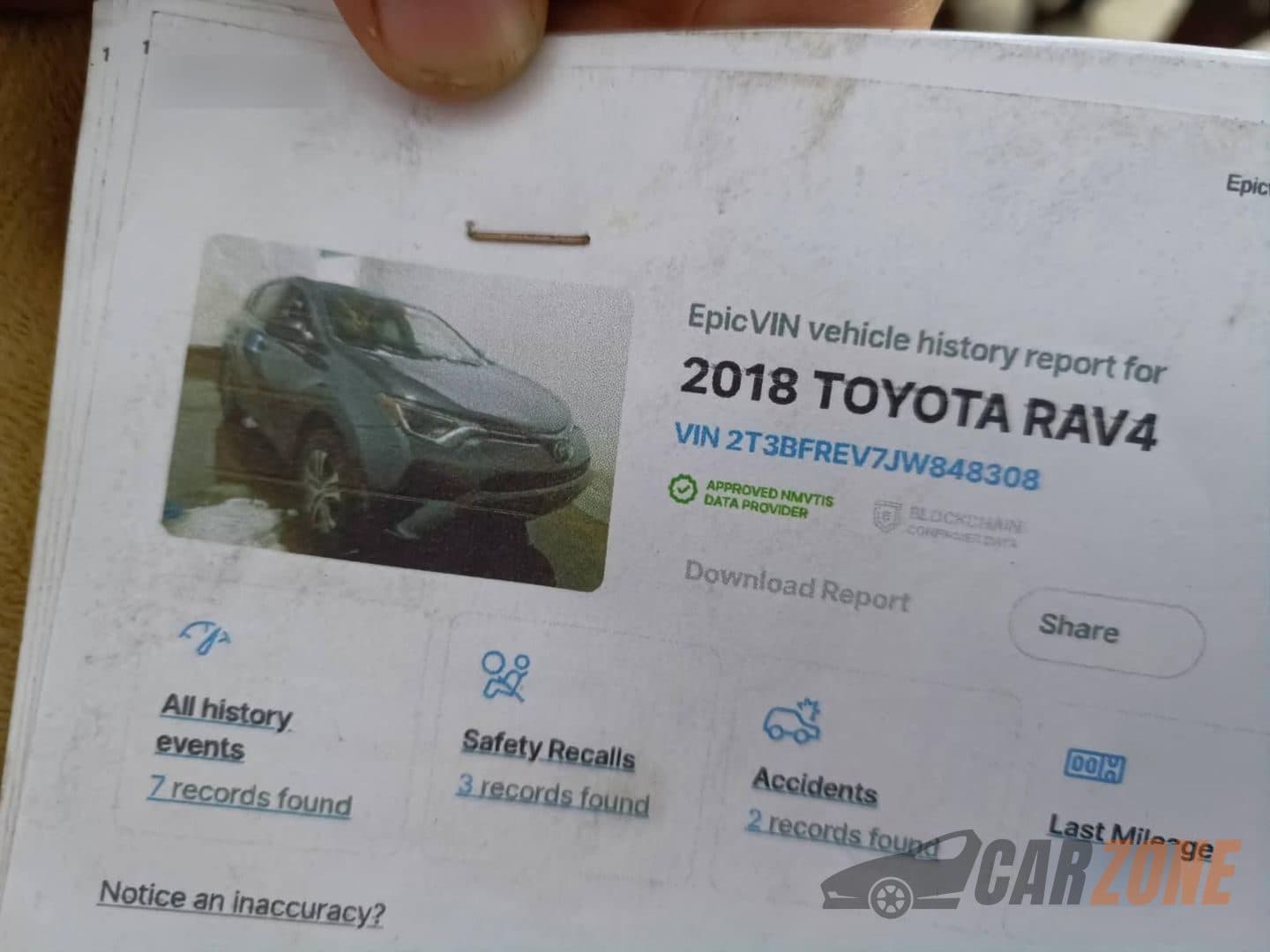 2018 تويوتا راف 4 LE thumbnail 7