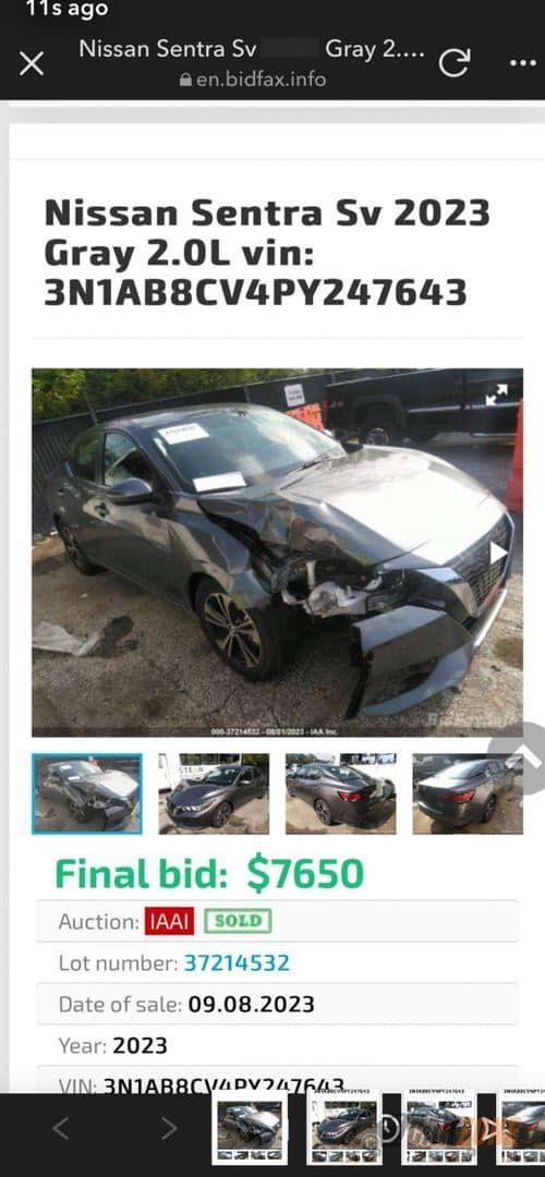 2023 Nissan Sentra SV thumbnail 9